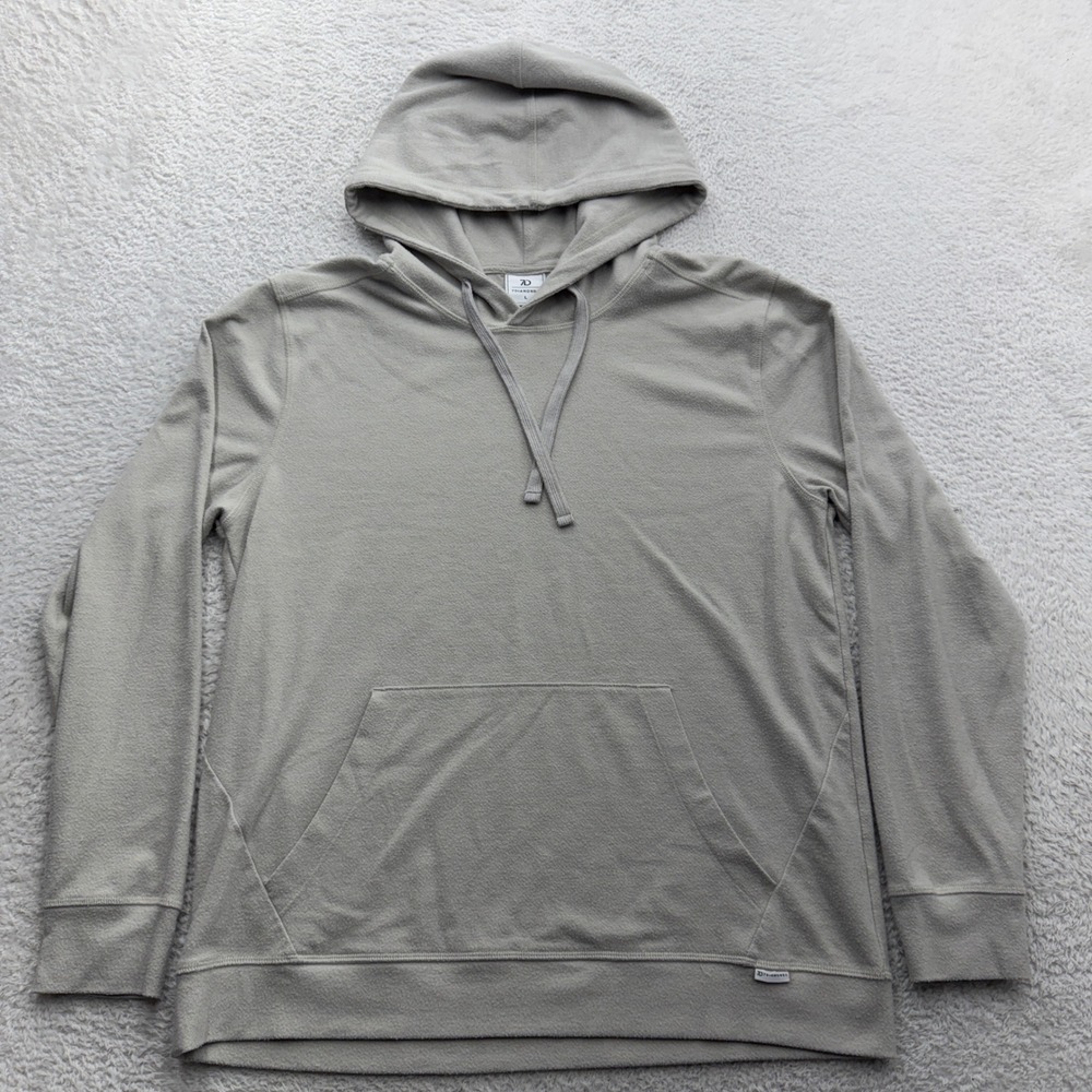 7Diamonds Mens Generation Hoodie Light Grey Fleece Pullover GSTH-8353 Size L